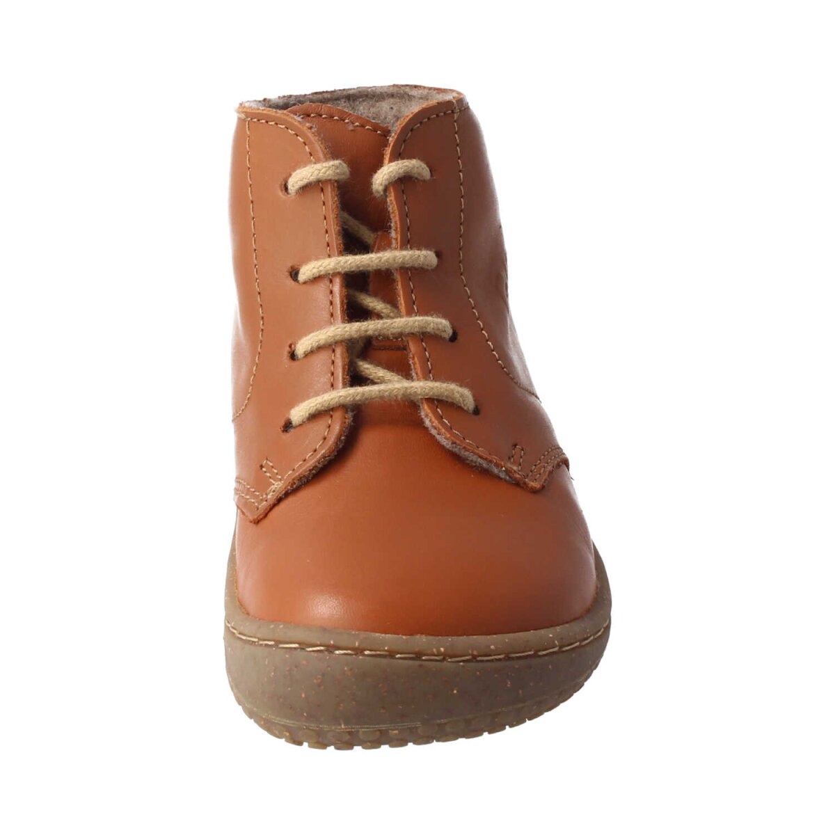 B2021222-F9 SOFT-TOE bio nappa chestnut woolfleece laces Weite/M