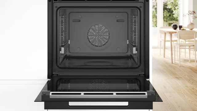 Bosch accent line Kombidampovn HSG958DB1S (Sort)