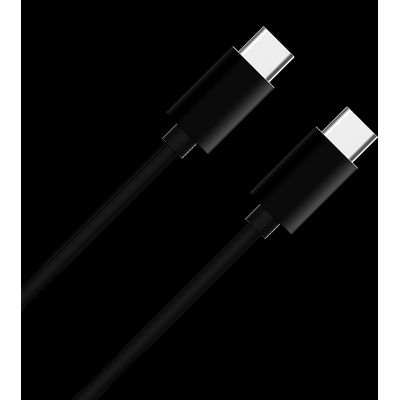 Bigben Connected - Câble USB C/USB C - 1 m 3A WOW- noir