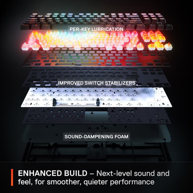 SteelSeries Apex Pro TKL Gen 3 trådløs gaming-tastatur