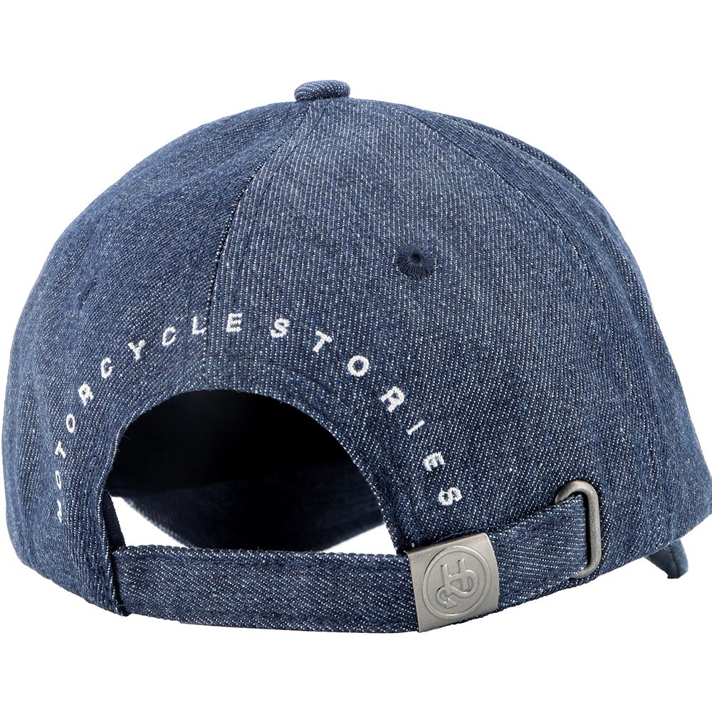 Helstons - Casquette Denim Bleu