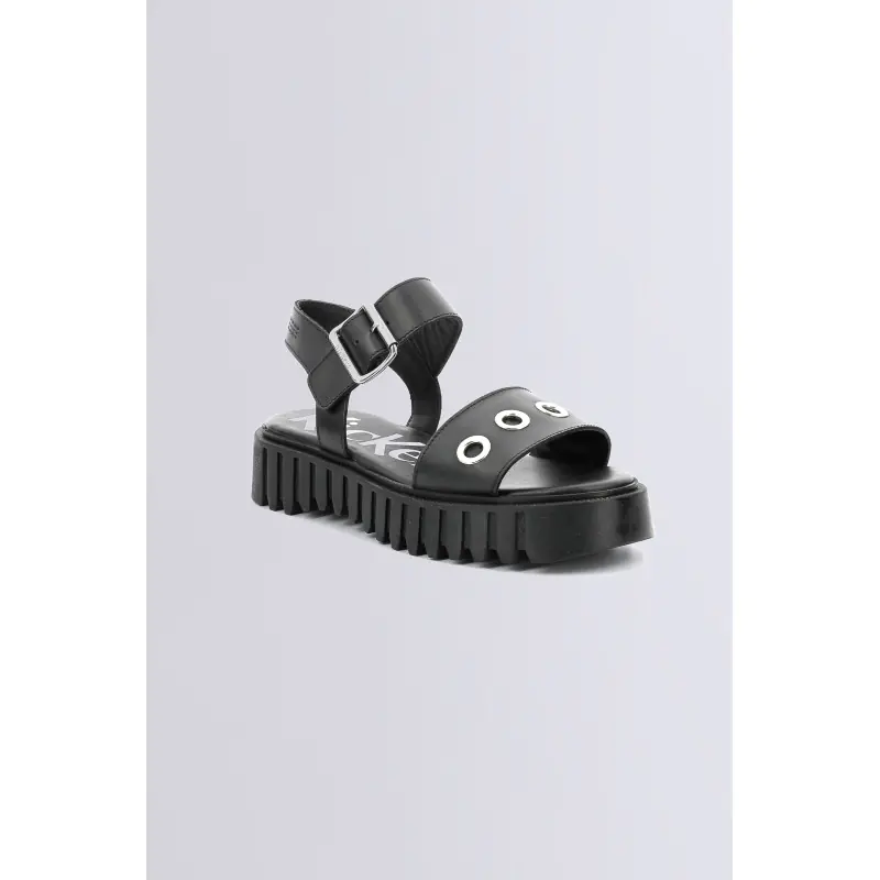 Kick fany Noir SANDALES Cuir Femme