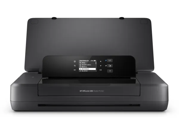 HP Officejet 200 Mobile Printer - Printer - farve - blækprinter - A4/Legal - 1200 x 1200 dpi - op til 20 spm (mono) / op til 19 spm (farve) - kapacitet: 50 ark - USB 2.0, USB vært, Wi-Fi