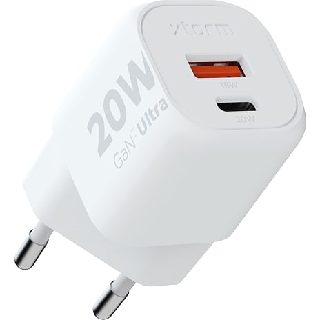 Xtorm GaN2 Ultra oplader 20w - hvid