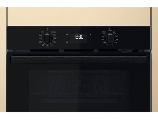 WHIRLPOOL - Four encastrable pyrolyse OMR58RR1B, 71 litres, Pack FlexiClean, Rail