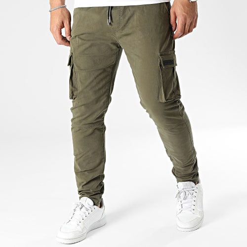 Pantalon Cargo 23508 Vert Kaki
