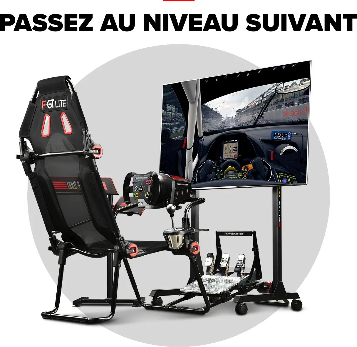 Next Level Racing F-GT Lite Sièges simulation gaming