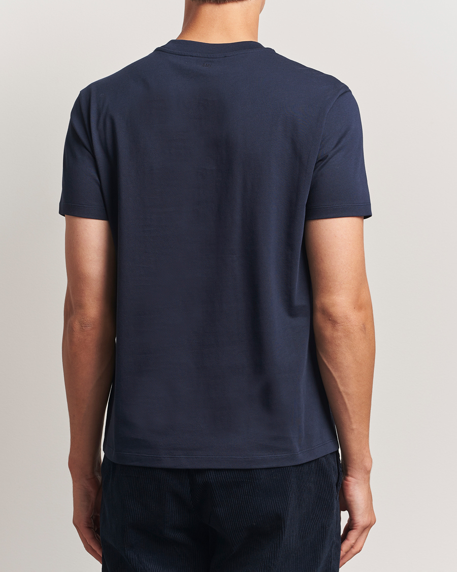 AMI Heart Logo T-Shirt Night Blue