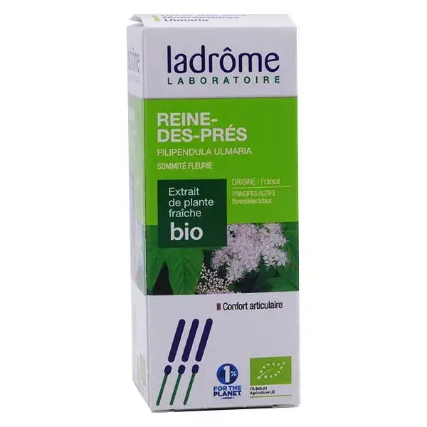 Extrato orgânico fresco de ulmária Ladrome 50ml