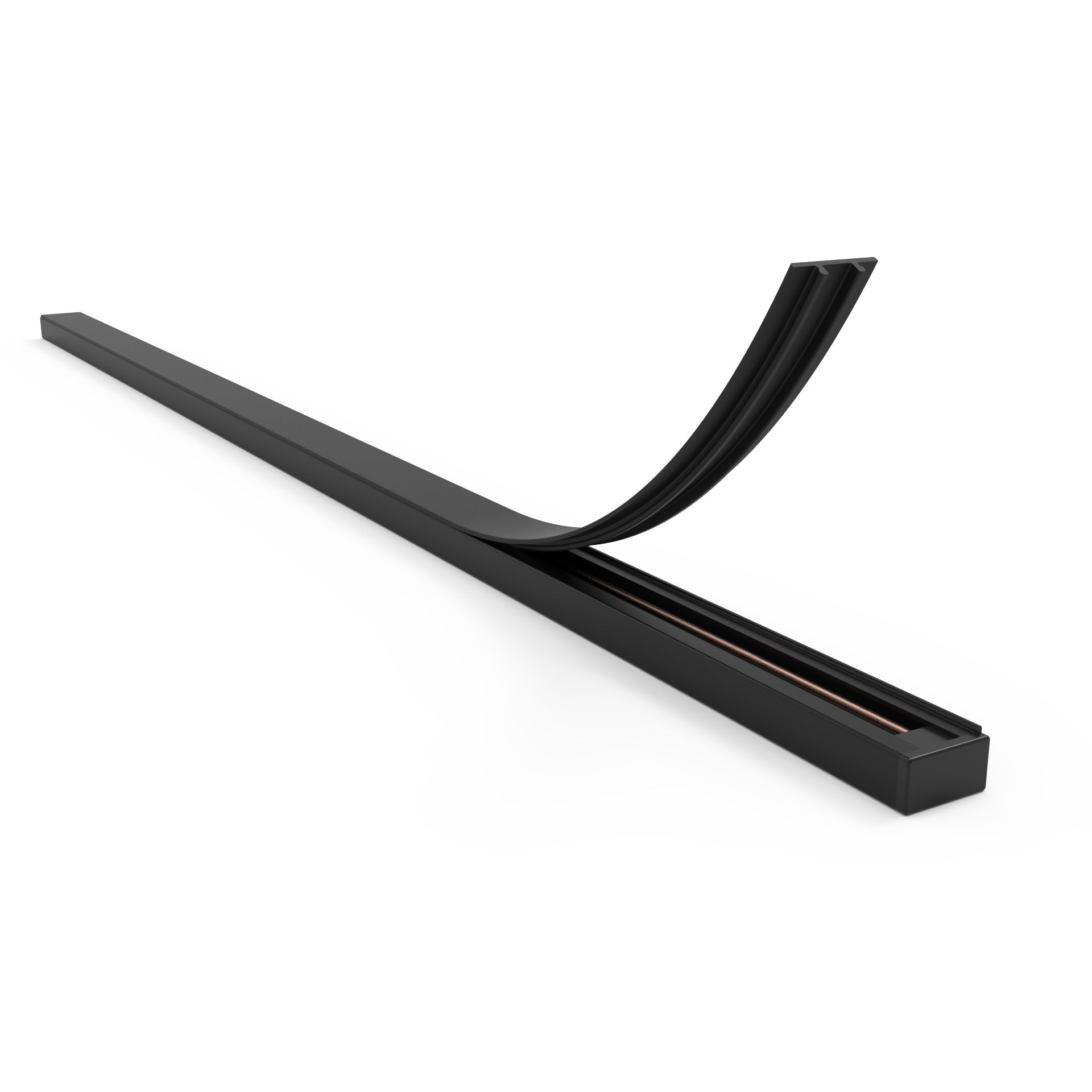 Afdekplaat 1-fase rail zwart 87 cm - Iconic