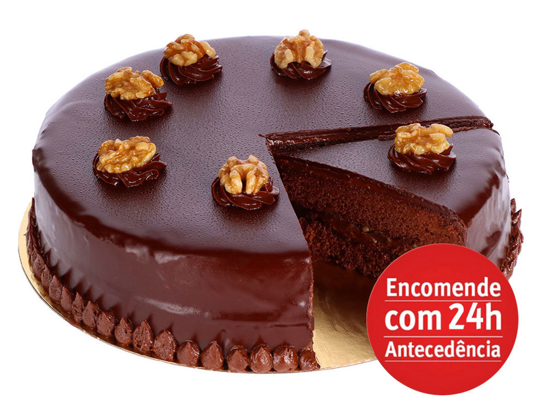 BOLO DE CHOCOLATE COM NOZ PRODUÇÃO PRÓPRIA KG