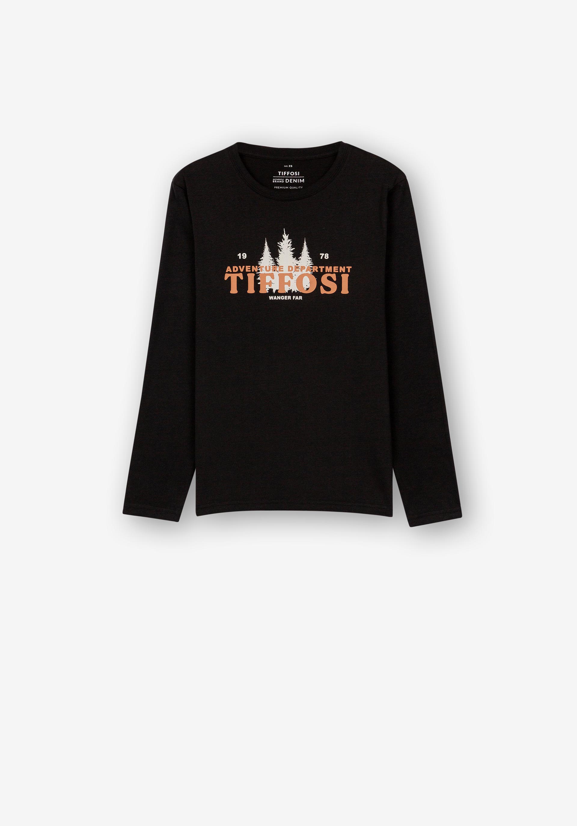 T-shirt com Estampado Frontal