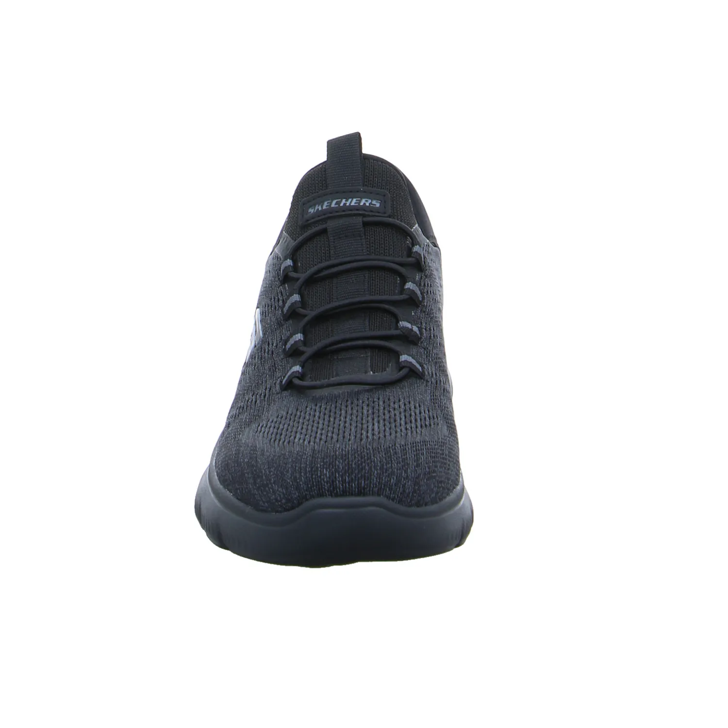 SKECHERS Halbschuhe Sneaker Stoff Schwarz Synthetik