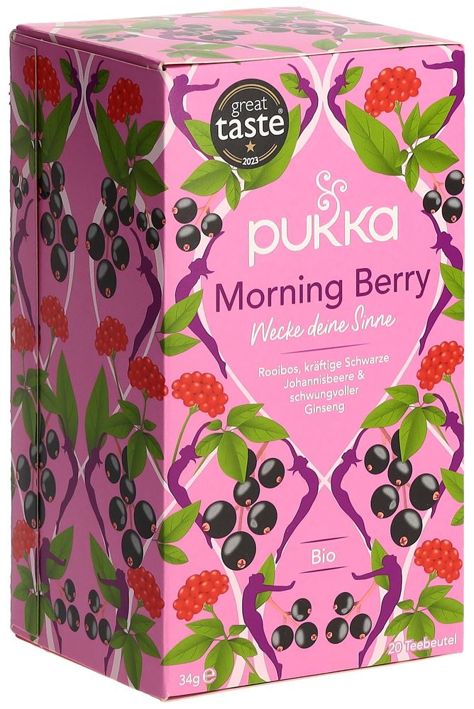 PUKKA Morning Berry Tee Tees Bio deutsch Btl 20 Stk