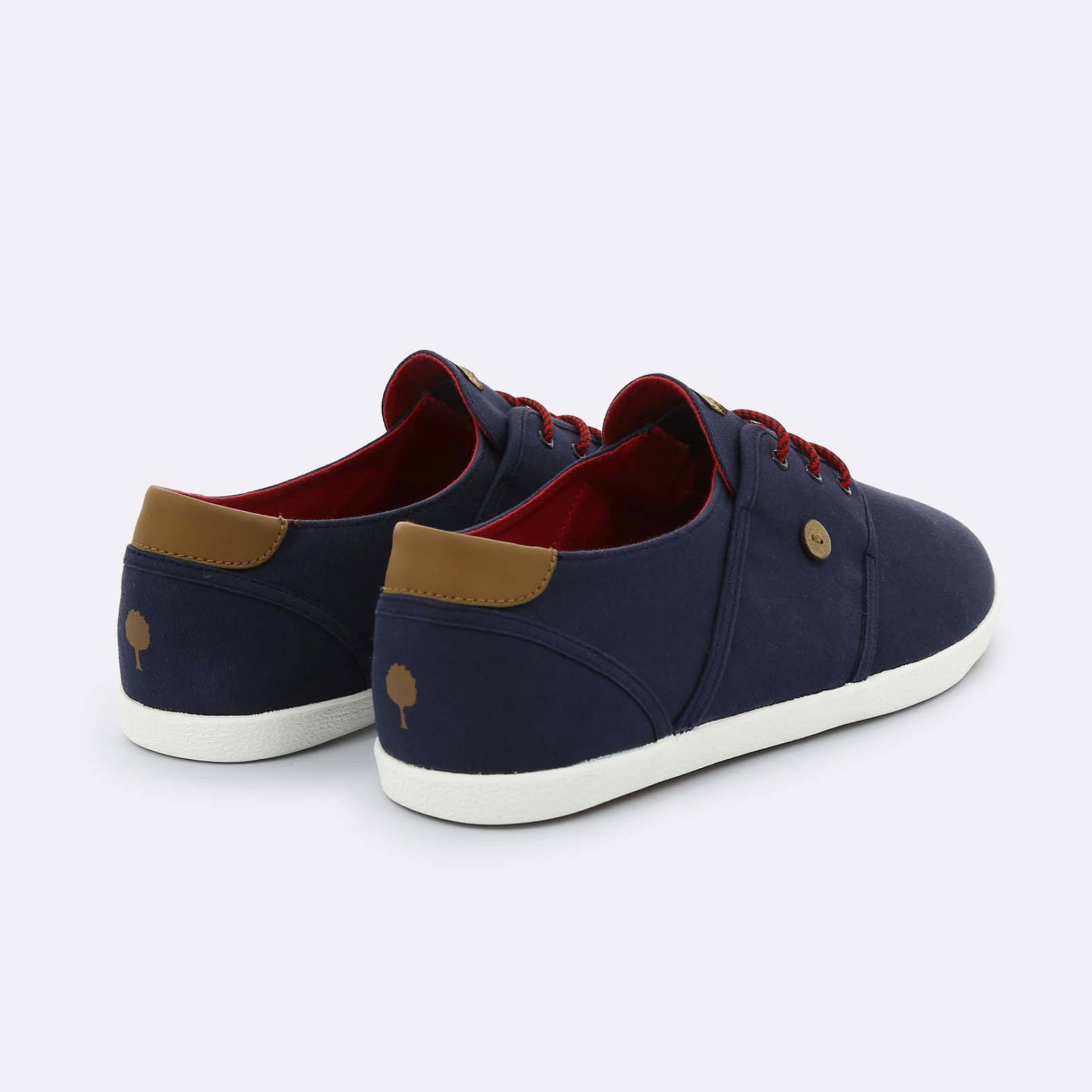 Tennis marine vegan Coton recyclé - modèle Cypress