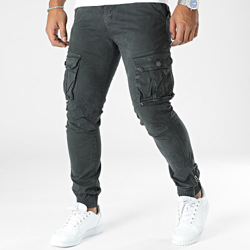 Pantalon Cargo Gris Anthracite