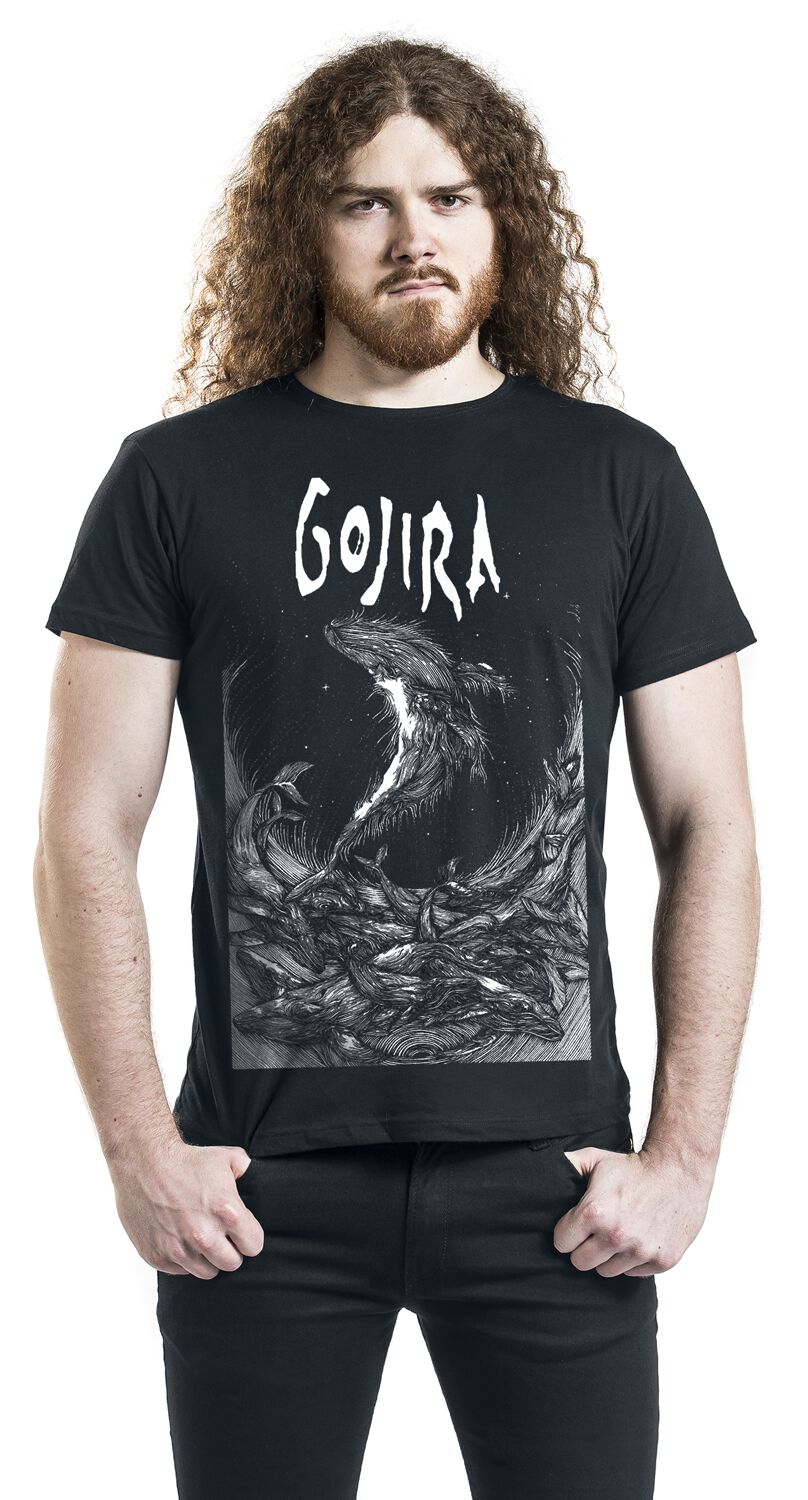 Woodblock Whales | Gojira T-Shirt Manches courtes