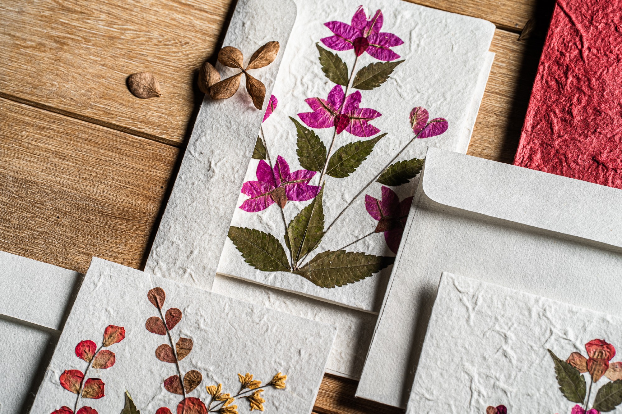 Grußkarte 'Blumen', mit Umschlag, H 18 cm, B 12,5 cm günstig bestellen