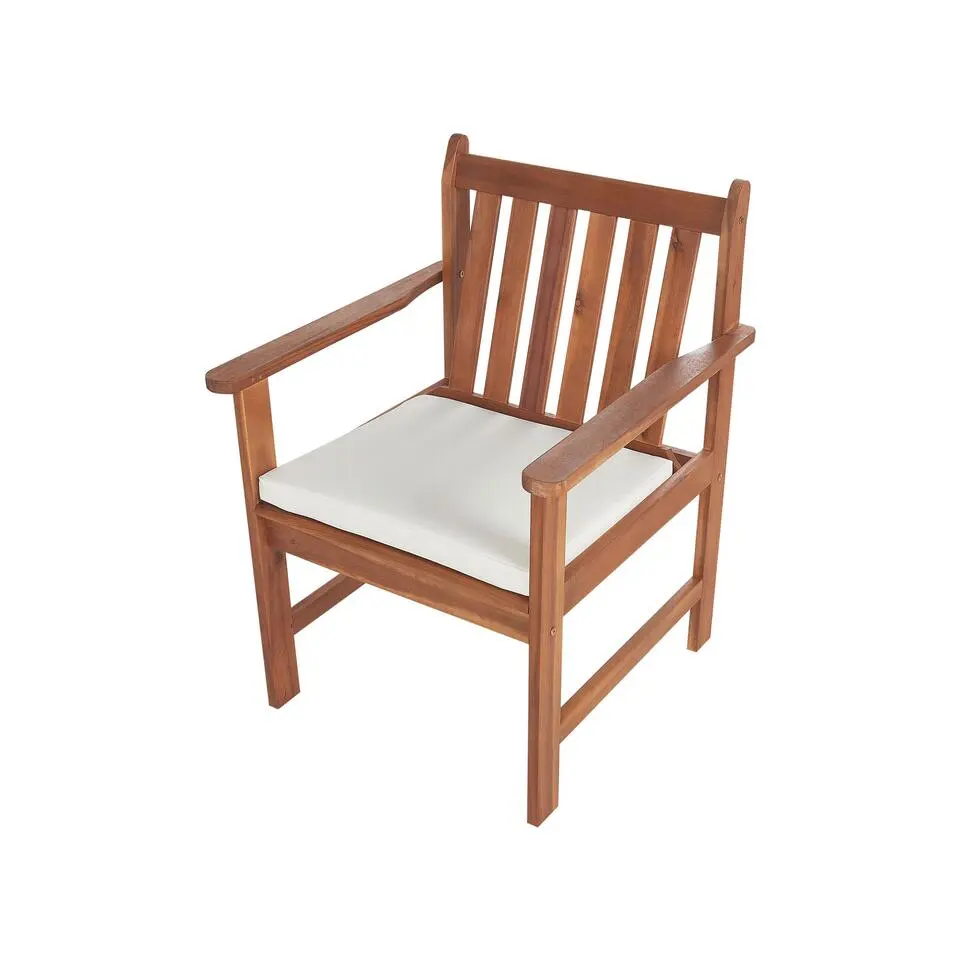 ALTIDONA - Loungeset - Lichthout/Wit - Acaciahout
