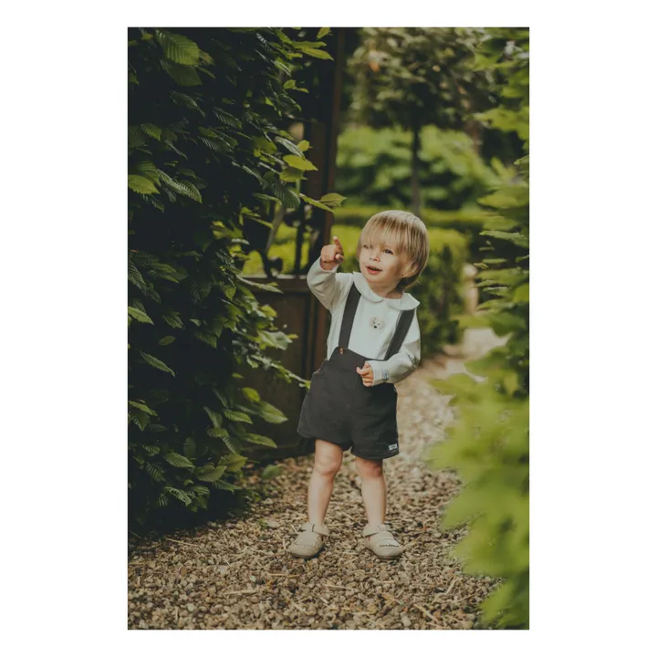 Donsje Short à Bretelles Obby | Gris anthracite