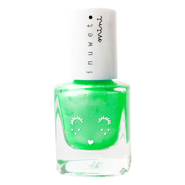 Inuwet Vernis enfant à l'eau parfumé Pastèque - 5ml | Vert fluo