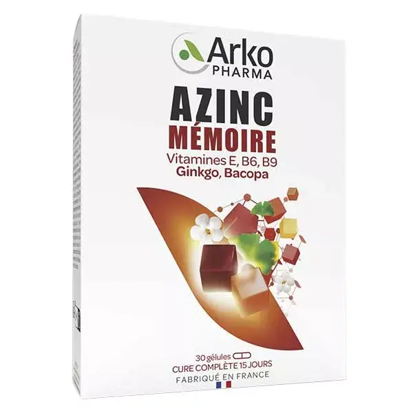 Arkopharma Azinc Memory 30 cápsulas