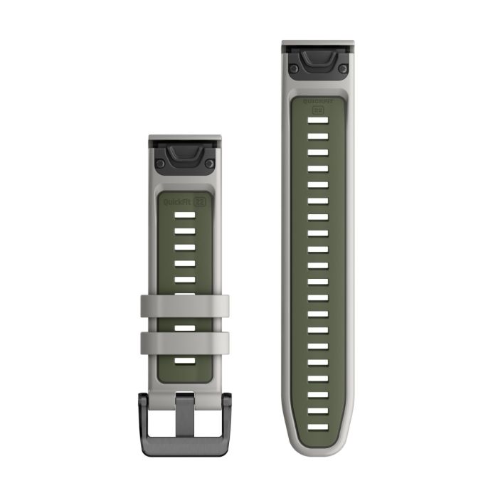 Garmin Unisex Tilbehør til ure/armbånd QuickFit® 22 Strap (Silicone) Grå