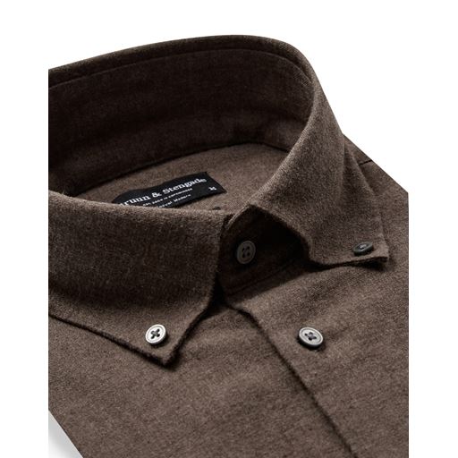 Bruun & Stengade Muriel Skjorte, Brown, L