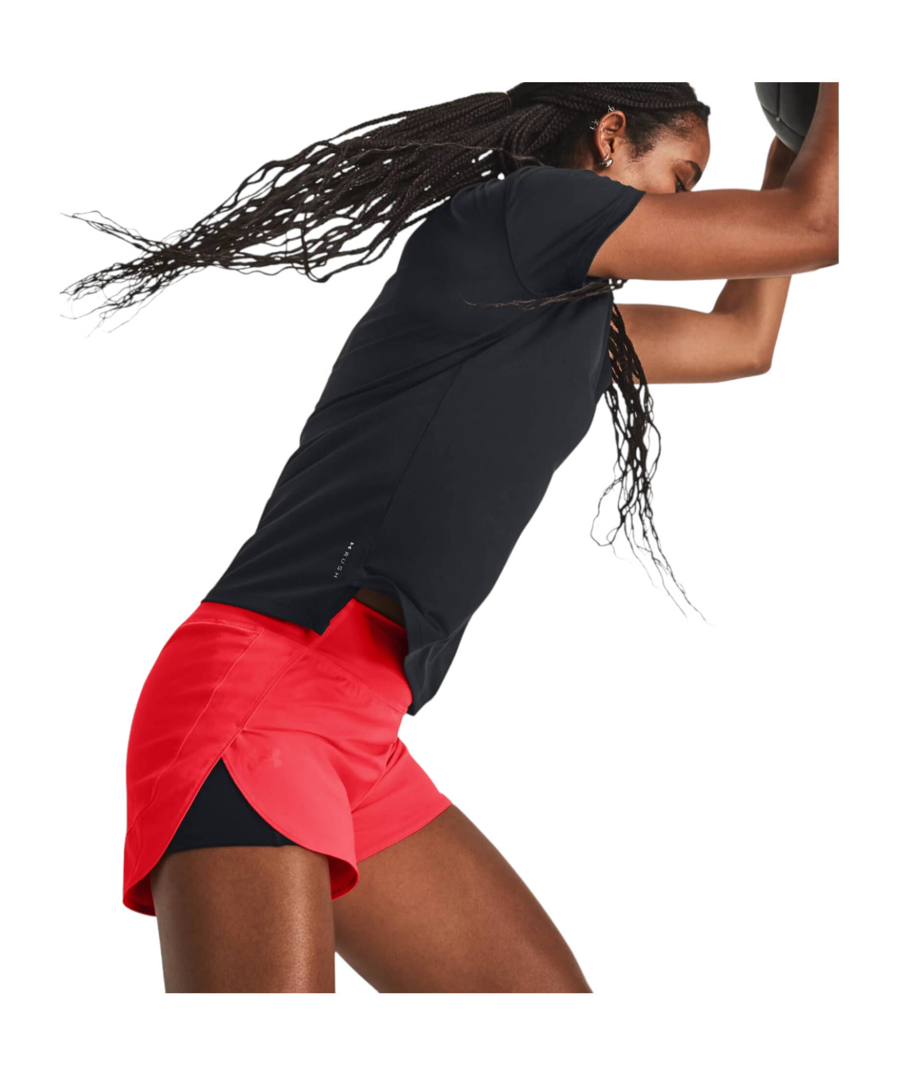 Under Armour| Damen Trainingsshorts FLEX WOVEN 2 IN 1