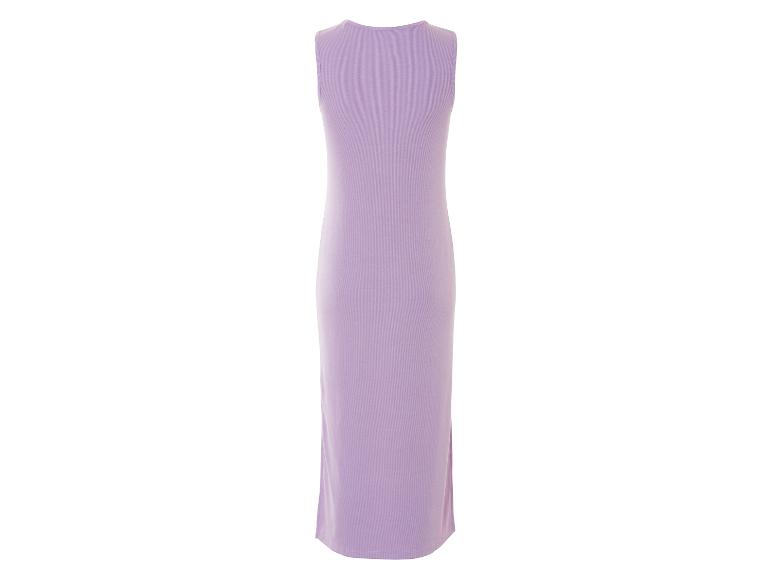 Dames jurk met ribstructuur