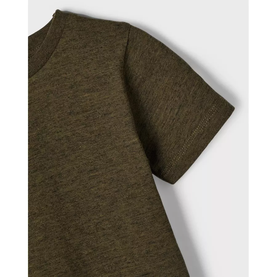 name it T-Shirt Nmmfrej Olive Night