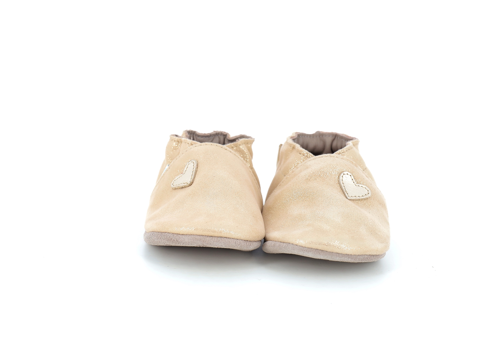Robeez-MINI LOVE Cuir Or