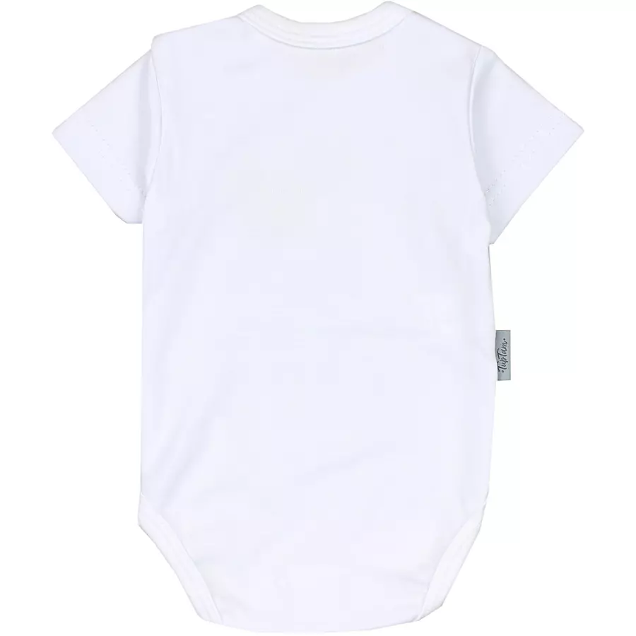 TupTam Baby Kurzarm Body mit Aufdruck Spruch 5er Pack ecru
