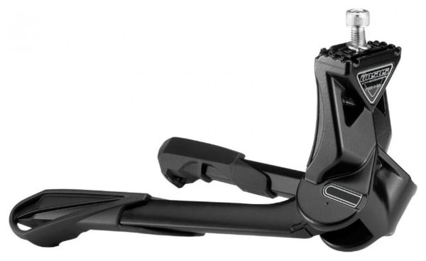 BEQUILLE VELO DOUBLE CENTRALE URSUS JUMBO 28 -700 PLIABLE ALU NOIR (300mm) - SUPPORTE POIDS 100KGS (LIVRE SUR CARTE)
