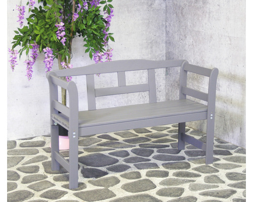 SenS-Line tuinbank, Friese stijl, 2-zits, 113 x 40 x 75 cm, hout, grijs