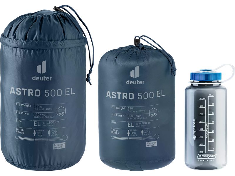 deuter Schlafsack Astro 500 EL Polyamid, Dunkelblau Daunenschlafsack