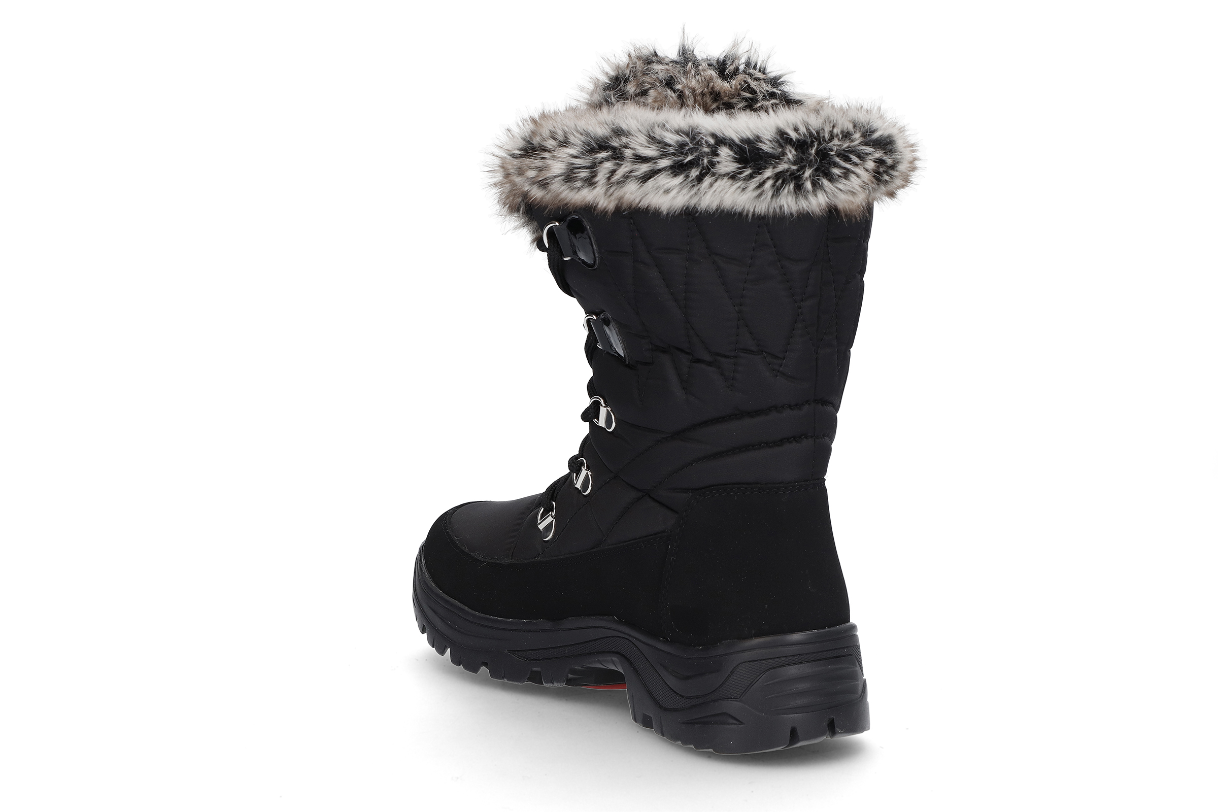 Varm vinterboots med vendbare pigger