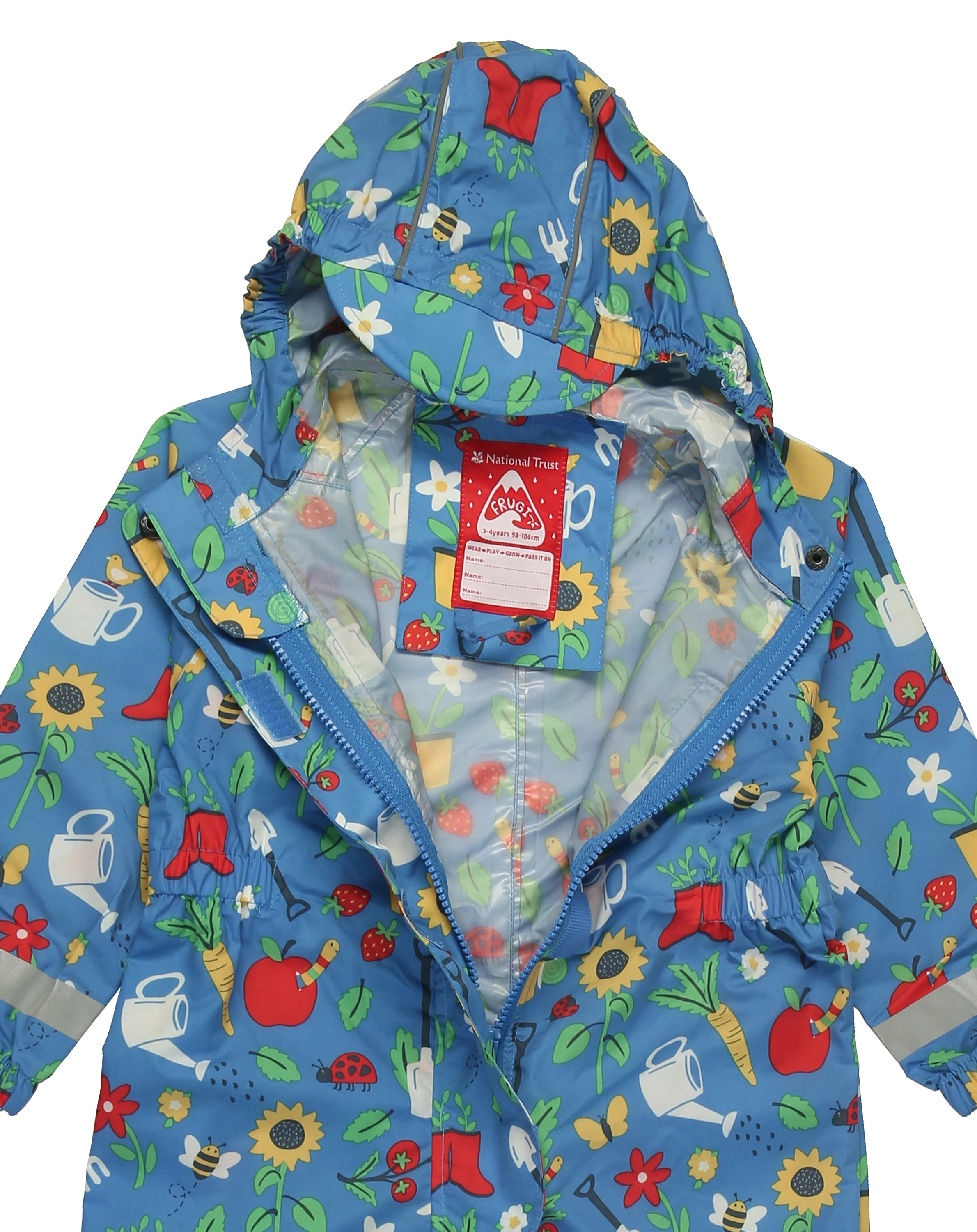 Regenoverall RAIN OR SHINE - GARDEN in blau