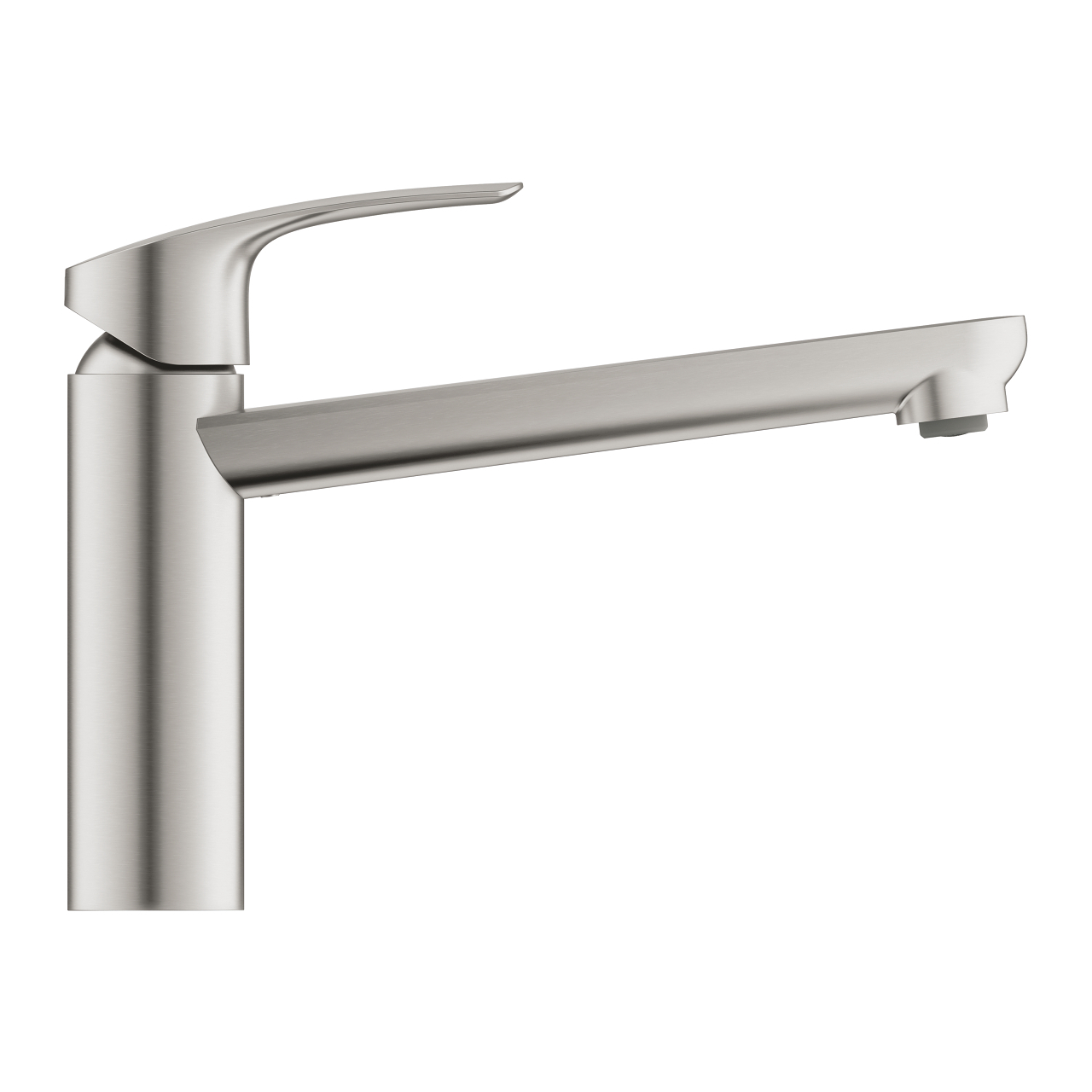 Grohe Eurosmart keukenkraan met medium draaibare uitloop RVS