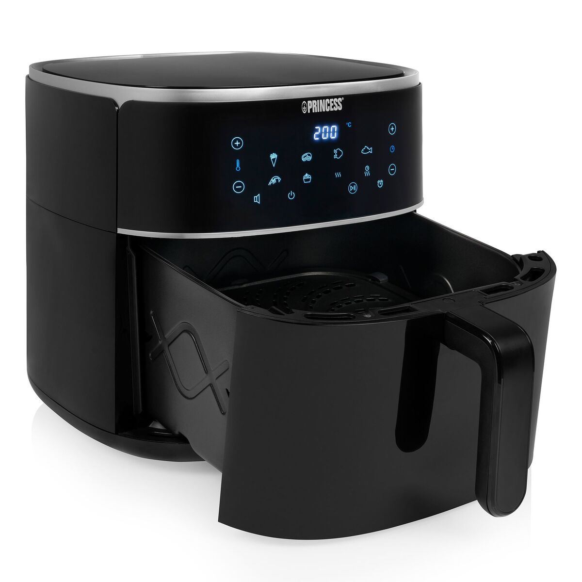 Digital airfryer 8 liter, svart