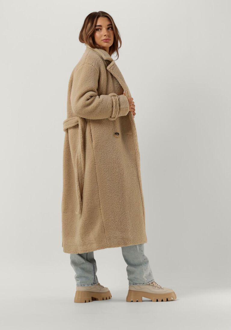 SELECTED FEMME zand selected femme mantel betty teddy coat