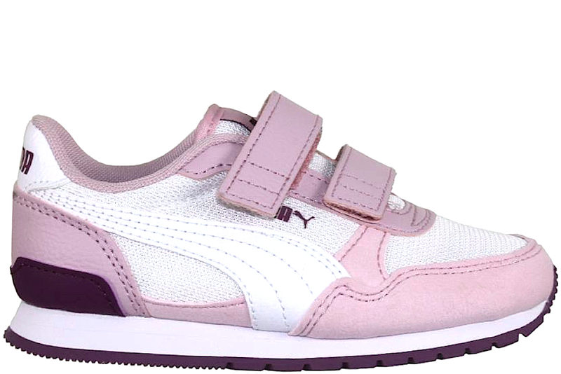 PUMA ST RUNNER V3 MESH V PS SKO I LYSERØDT TEKSTIL