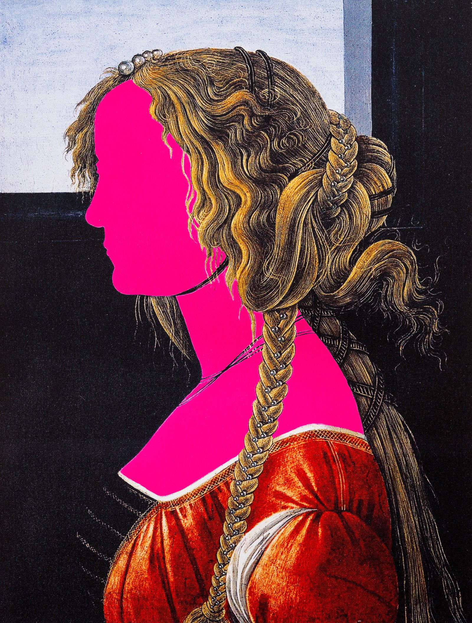 Pink Portrait by Gazi Sansoy - Limited Edition. Edition of: 100. Signed.