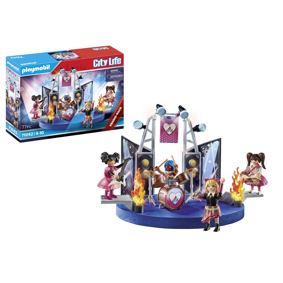 Groupe de rock Playmobil City Life 71042