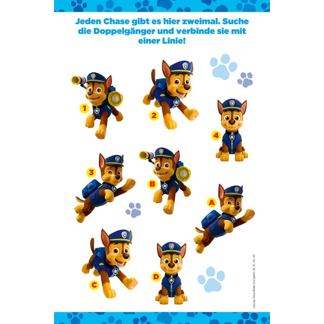 PAW Patrol - Mein kunterbunter Vorschulblock - mit über 50 Stickern