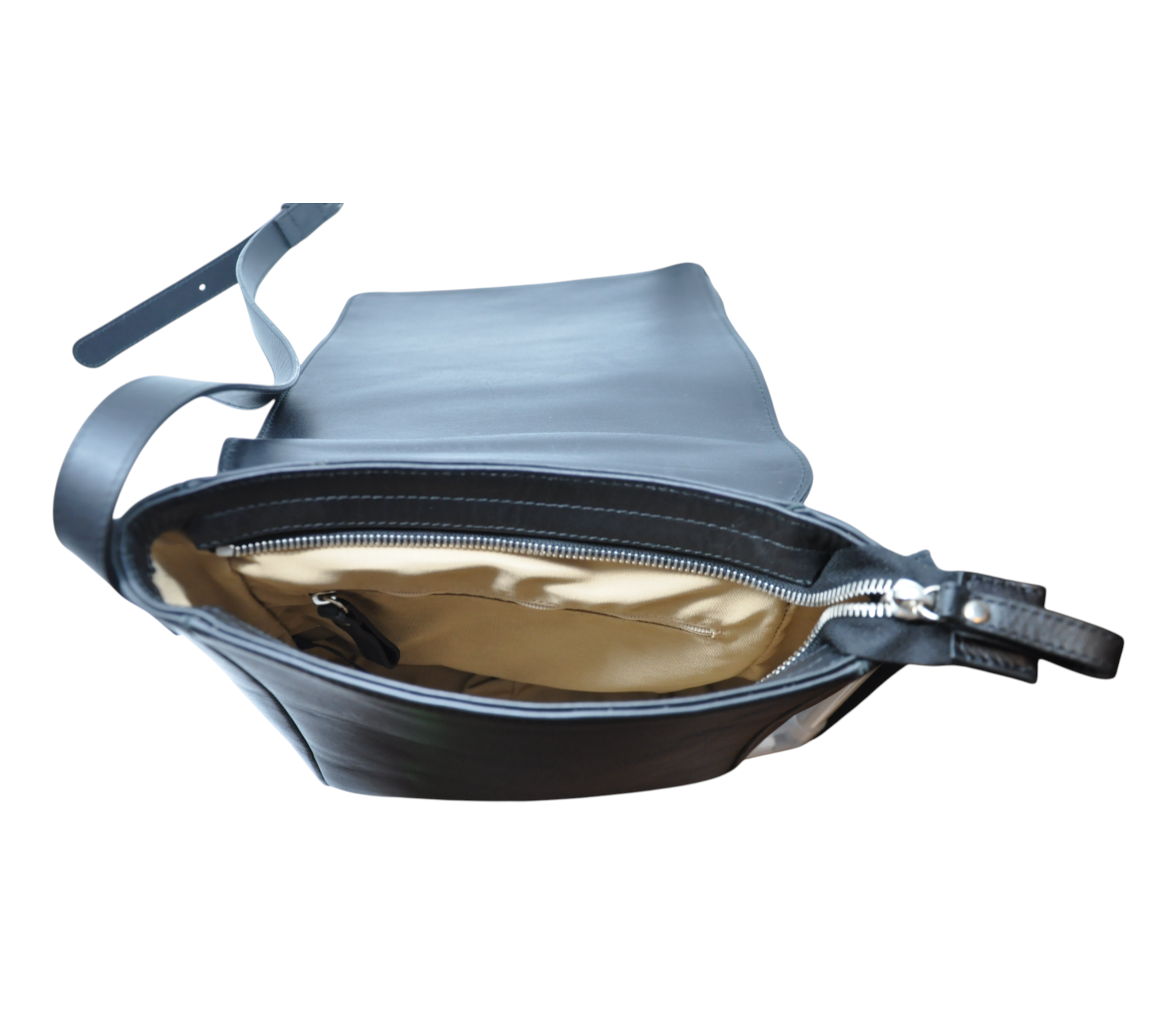 ASTER – Crossbodytas van Italiaans & Frans volnerf leer
