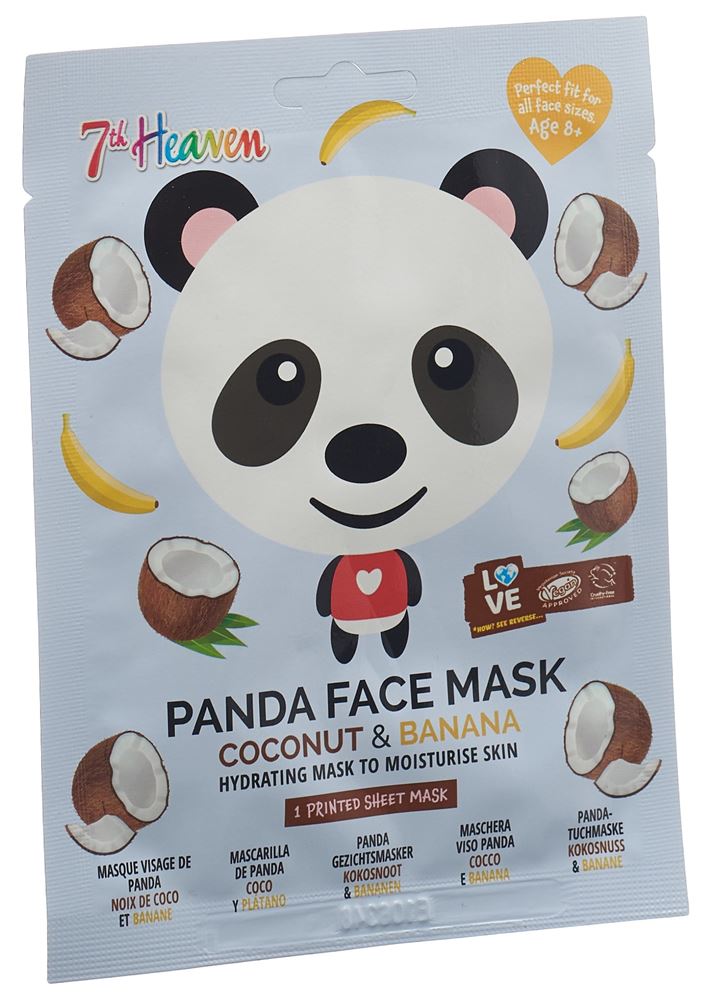 FACE FOOD Panda Face Sheet Mask<br>1 Stück, Beutel