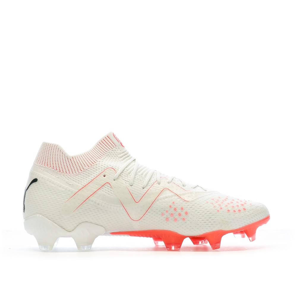 Puma Chaussures de foot Blanc/Rose Homme Puma Future Ultimate FG