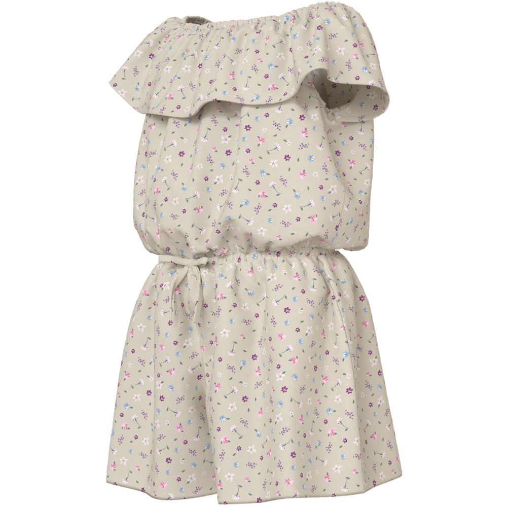 Køb Name It Almond Milk Cute Flowers Nkfvinaya Ss Playsuit Fffff Noos