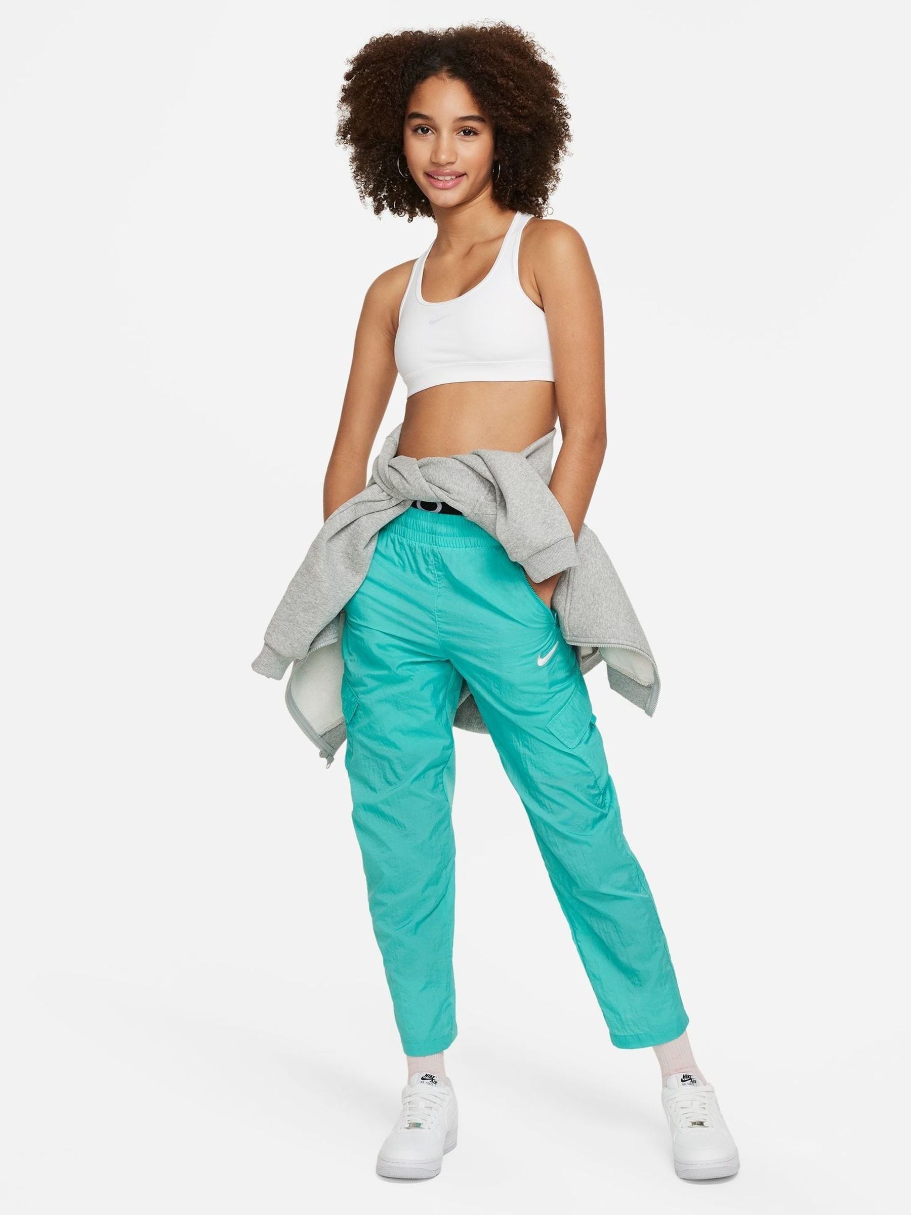 Wit - Nike Dri-FIT beha met ondersteuning en Swoosh